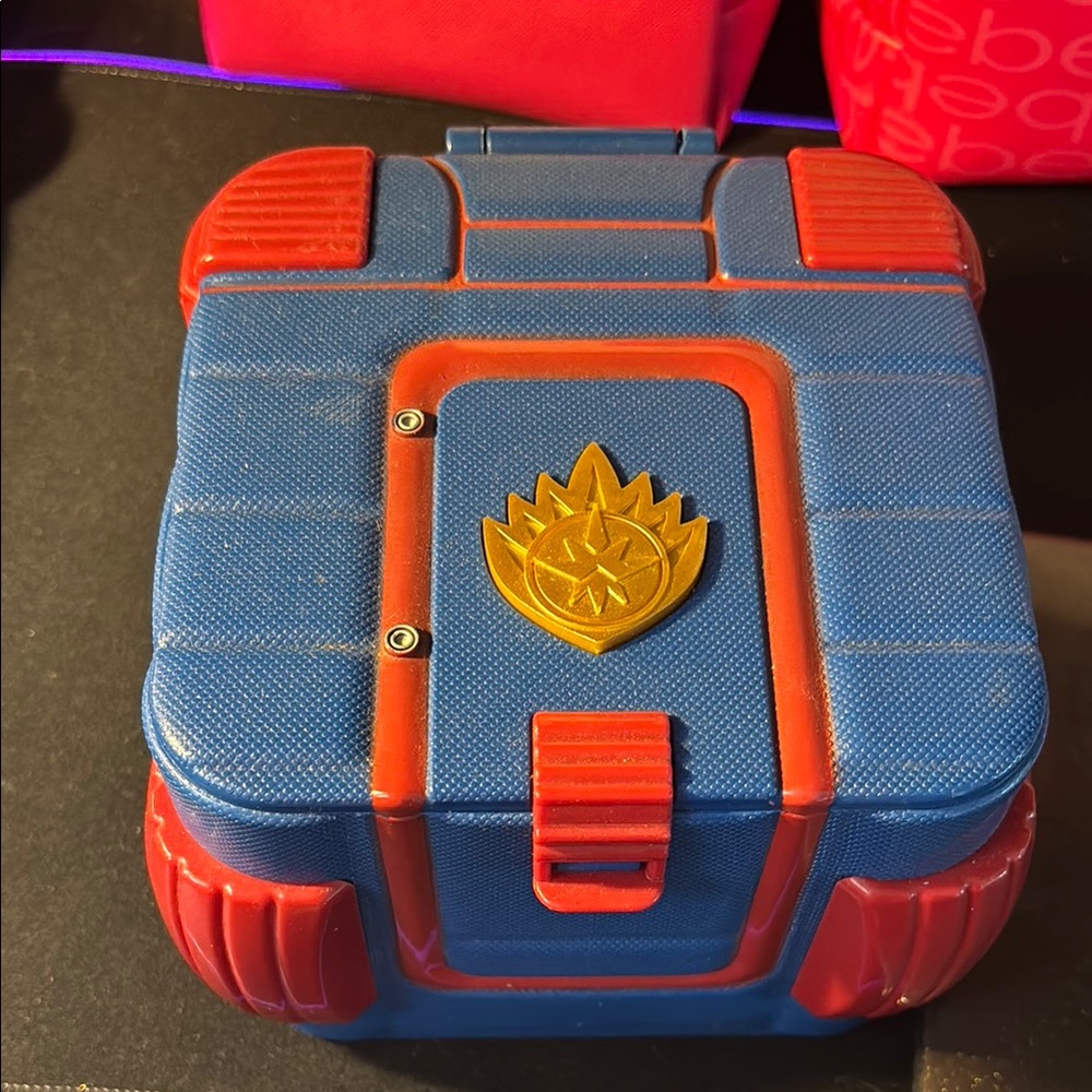 AMC Guardians of the Galaxy Blue and Red Lunch Box with Emblem